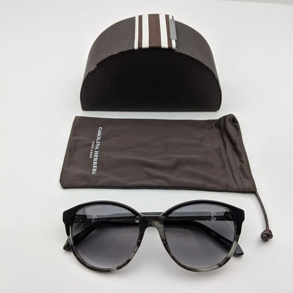 🕶️Carolina Herrera SHN512 Sunglasses 55/17 140 | ALT343🕶️
